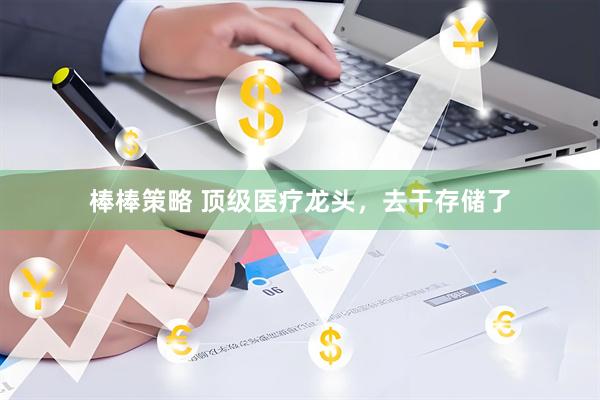 棒棒策略 顶级医疗龙头，去干存储了