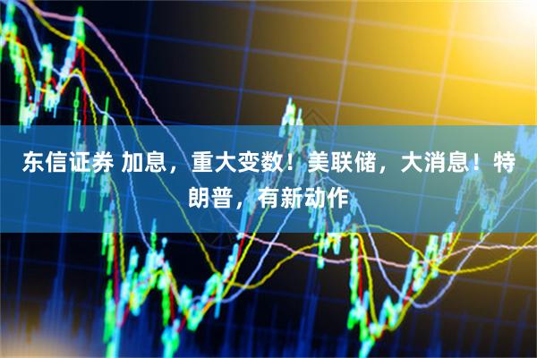 东信证券 加息,重大变数!美联储,大消息!特朗普,有新动作